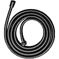 OFFO Shower Hose, 100 Inch Kink Free Stainless Steel Shower Hose Attachment Electroplating Handheld Shower Head Hose Flex Hoses Extension with Brass Insert & Nut for Pet Bathing Cleaning, Matte Black