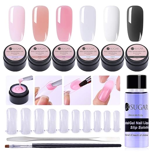 UR SUGAR 15ml Poly Quick Gel Nail Building KitNagel Slip Solution