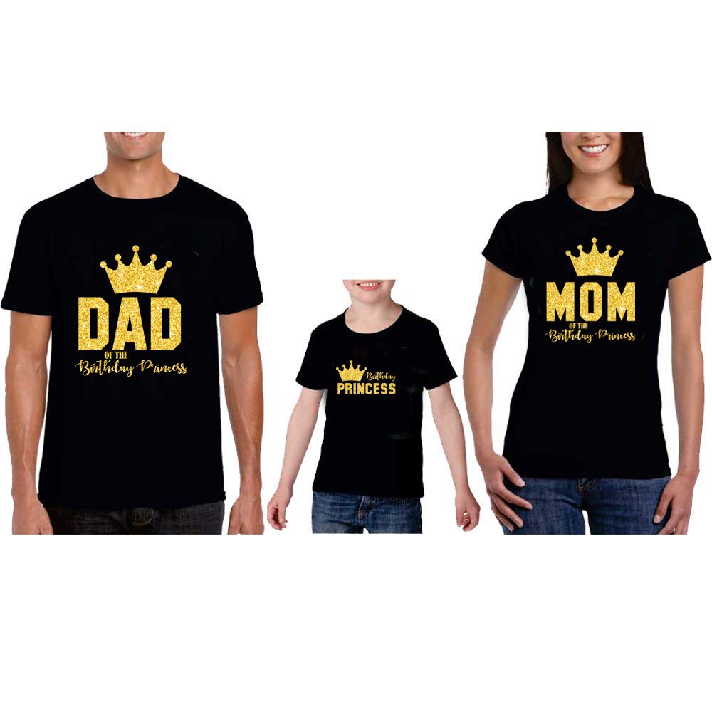 Mom and dad of the birthday girl shirts Clearance