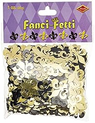 Beistle Fanci-Fetti Fleur De Lis Party Iem