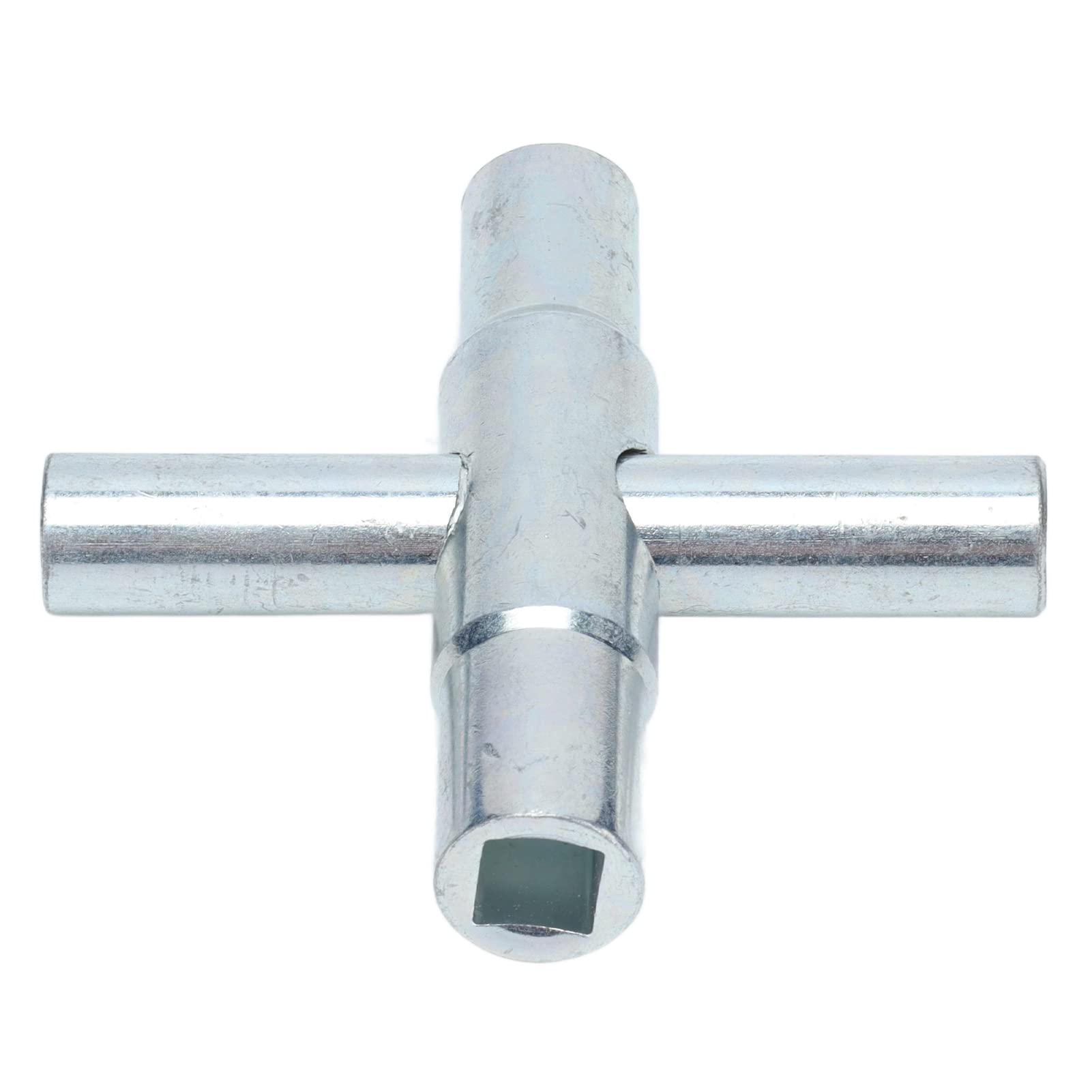 Silcock Key Save Time Practical Cross Tap Wrench Silver British System Household