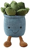 FAVOSTA Cute Succulents Plush Toy, 9.8'' Potted