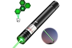 LUEIIN Long Range Laser Pointer 10000 Feet Visible Beam,USB Rechargeable Green Laser Pointer High Power for Presentations