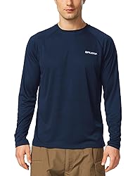baleaf Men's Rash Guard Shirts Fishing Long Sleeve
