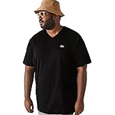 Lacoste Mens V-Neck Jersey Pima T-Shirt - Plus Size