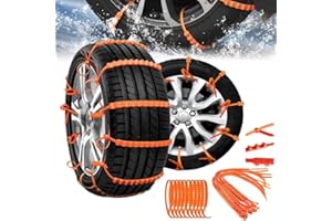 BUSYLIVE Reusable Anti Snow Chains - 2025 NEW Portable Snow Tire Chain for Pickup Trucks & SUV - Emergency Snow Plastic Non-Slip Cable Tie - Snow Mud Chains for Winter Driving & Muddy Road (20)