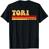 Tori Name Personalized Cute Idea Women Vintage Tori T-Shirt