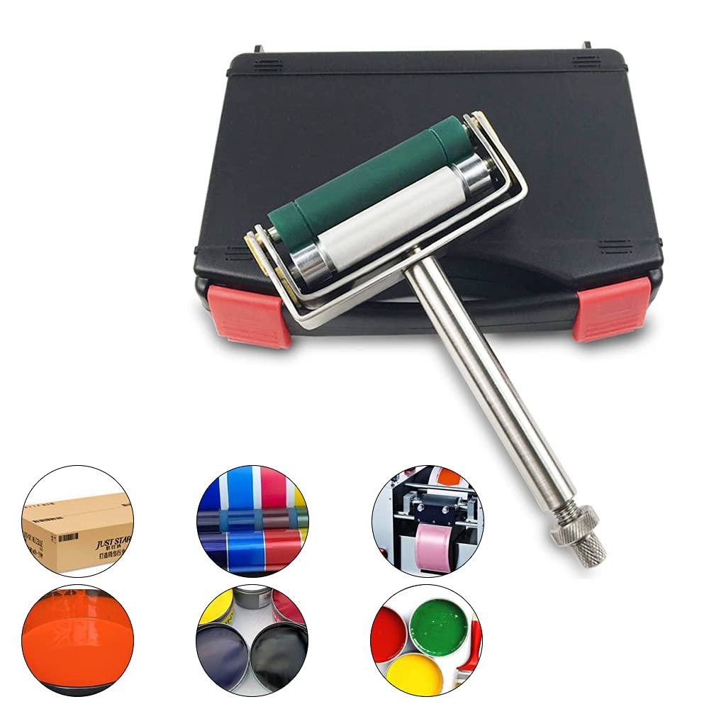 Wscolor Proofer Mua Hand Ink Proofer Manual Color Development Wheel Proofing Tool 180 ...