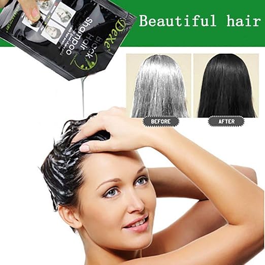 Amazon Com 10pcs Dexe Black Hair Dye Hair Shampoo White Hair