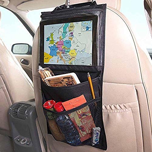 Placa Car Back Seat Organizer Ipad Hanging Bag Touch Screen
