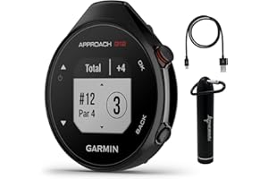 Wearable4U - Garmin Approach G12 Premium GPS Golf Watch with e-Power Bundle