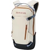 Dakine Heli Pack 12L Ski &amp; Snowboard Backpack, Board Carry | The original heli pack&mdash;vertical board and diagonal ski carry with snow tool storage and fleece-lined goggle pocket.
