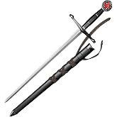Prince Sword with Sheath,Crusader Knight Templar Short Sword - Historical Reproduction, Cast Metal Handle