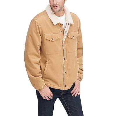 Levis Mens Sherpa Trucker Chaqueta en Corduroy Argentina Ubuy