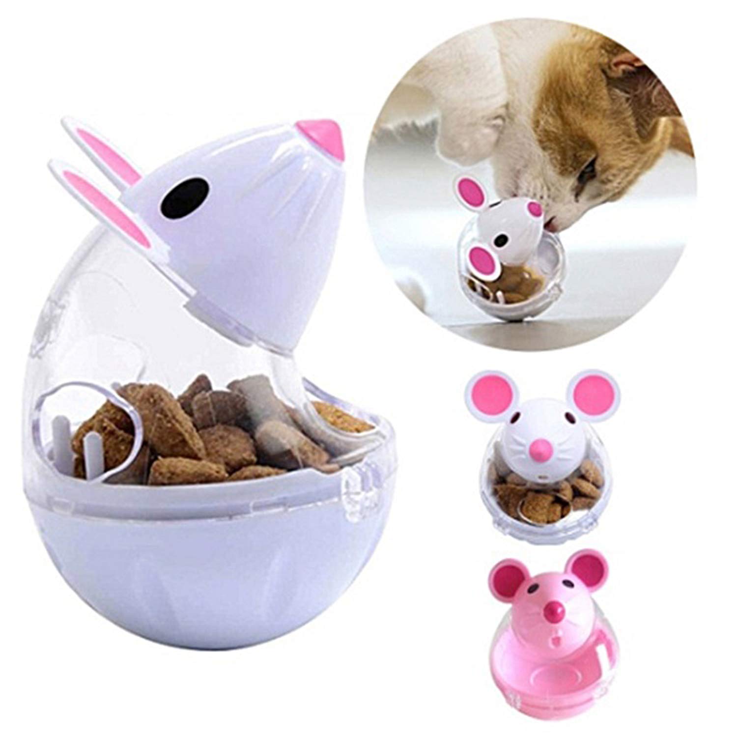 mouse shaped cat feeder