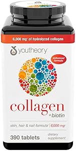 youtheory Collagen Advanced Formula 1, 2 and 3, z0opb 2Pack (390 Tablets )