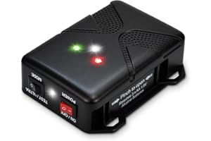 LORAFFE Ultrasonic Rodent Repellent for Car Engine – Battery Powered Under Hood Mouse Repeller with Flashing Strobe Light, Keeps Rats and Mice Away from Vehicle, Automobile, Truck, Garage, Attic, Barn, Shed