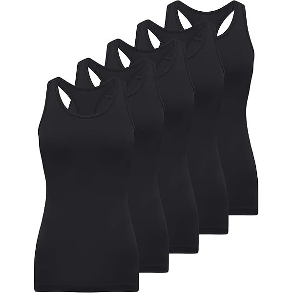 Amazon.com: Zenana Outfitters 4 Pack Women's Plus Size Black Scoop
