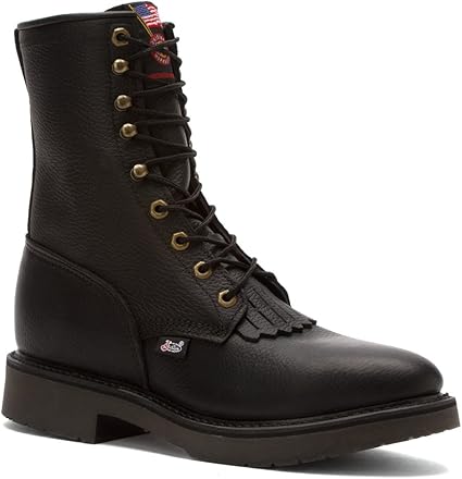 justin 8 inch lace up boots