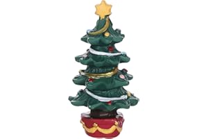 Balacoo Christmas Tree Aquarium Decoration, Resin Mini Christmas Ornament for Craft, Desktop Decor Fish Tank Decor
