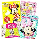 Disney Minnie Mouse Coloring Book Set with Stickers -- 2 Deluxe Coloring Books and over 150 Stickers