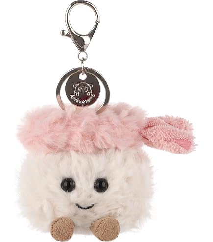 Peluche Sushi Saumon Agneau – Doudou 8 Cm – Multicolore – Câlin – Dès La Naissance – Cadeau Bébé Fille Garçon