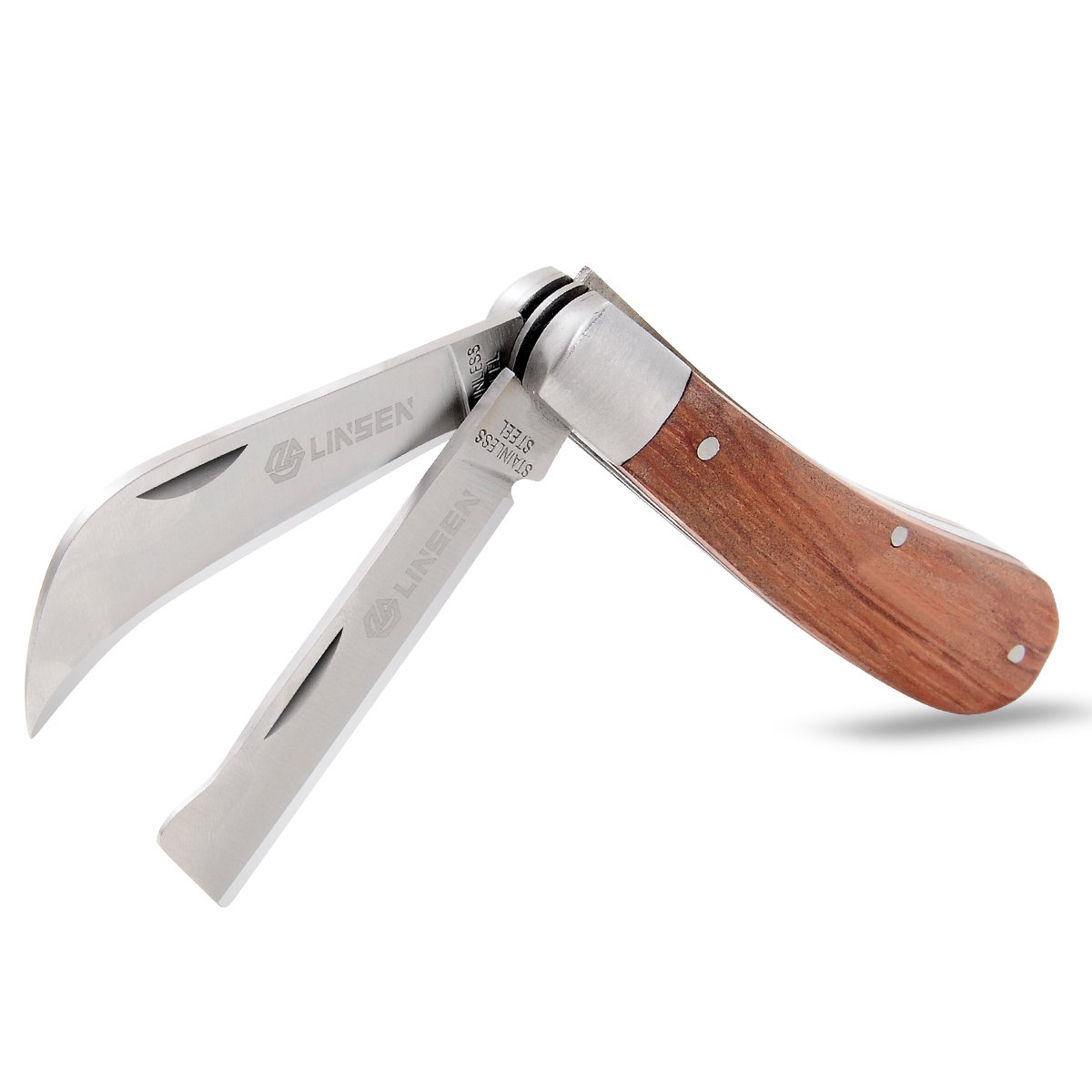 Pruning Knife, Double blade Grafting knife, Stainless Steel Garden
