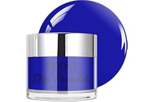 EODCI Blue Dip Powder Color, Nail Dipping Powder French Pro Collection System Nail Art Starter Manicure Salon DIY at Home, Odor-Free&Long-Lasting, No Needed Nail Lamp Curing, 1 Oz