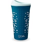 Printed Silicone Travel Mug - Confetti