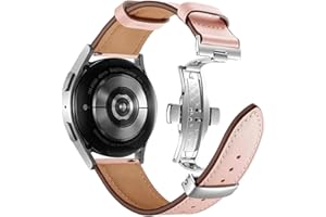 FAGWIG Genuine Leather Watch Band for Women Men Quick Release Spring Bars Bands 20mm 22mm Top Cowhide Calfskin Wristband Replacement Watchband Strap