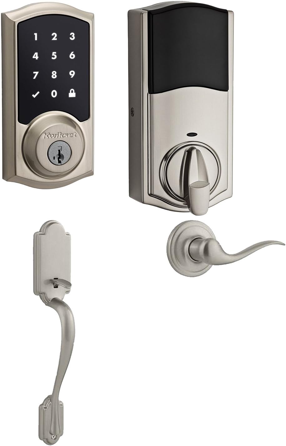 Kwikset 916 SmartCode pantalla táctil cerradura de seguridad con ZWave