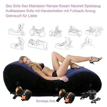Sexmöbel Sex Stuhl Erotik Bondage Sex Sofa Mit Handschellen Gefesselte Paarneuheitspielwaren das Aufblasbare Mehrzwecksofa Ei