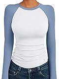 Trendy Queen Womens Long Sleeve Shirts 2025 Fall
