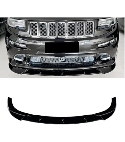 CARBON FIBER Front Splitter Fits 17-21 Jeep Grand Cherokee SRT Trackhawk Lip New