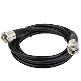 Ullnosoo RG8x Coaxial Cable 6 ft, CB Radio Antenna