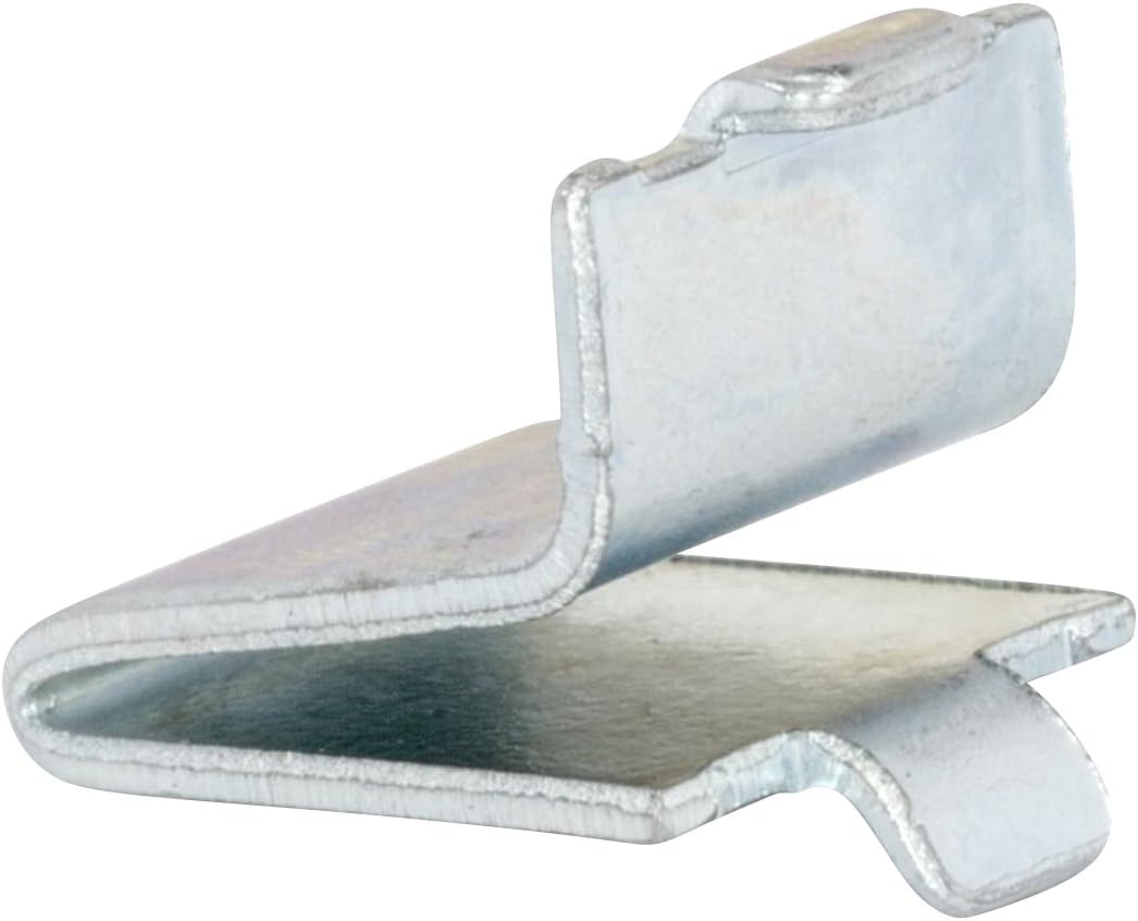 20 Pack Zinc Rok Hardware Adjustable Steel Pilaster Shelf Support Clip: Home Improvement