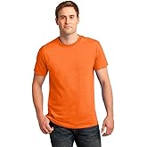 Gildan Mens Ultra Cotton 100% Cotton T-Shirt, 3XL, Safety Orange