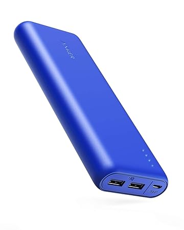 Anker PowerCore 20100mAh Externer Akku, 2-Port 4.8A Output Power Bank mit PowerIQ für iPhone XS Max/XR/XS/X / 8/8 Plus / 7 / 
