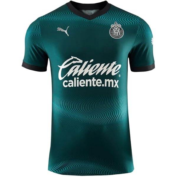 Camisa Puma Chivas Away Replica 21-22 Hombre Negras Para PUMA