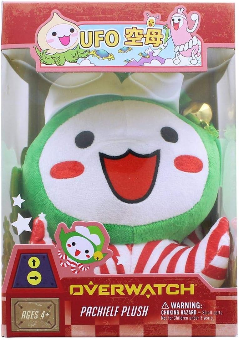 Official Overwatch Pachimari Pachielf 7" Christmas Plush Toy in Package from Blizzard Entertainment