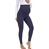 VIMPEP 25” Maternity Leggings Stretchy Over The Belly Pregnancy Workout Active Wear High Waisted Seamless Soft Yoga Pants 311