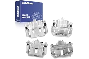 AutoShack Front & Rear Brake Calipers Replacement for 2006-2014 Honda Ridgeline 4-PC