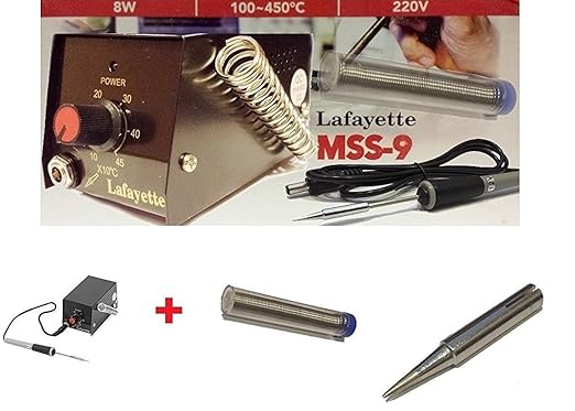 title=MSS-9 KIT MINI STAZIONE SALDANTE CON CONTROLLO DELLA TEMPERATURA E MINI STILO