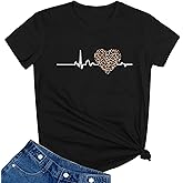 ROSEPARK Women Graphic T Shirts Cute Tops