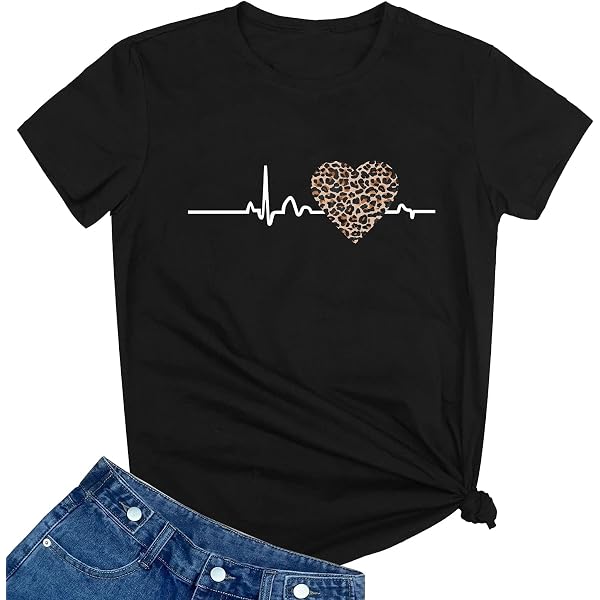 ROSEPARK Women's Funny Graphic Printed T-Shirt - Soft Cotton Casual Tee (S-XXL)
