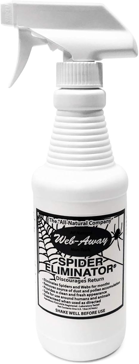 Web Away Spider Eliminator Killer Cobweb Removal Insect Bug Spray Amazon In Home Kitchen