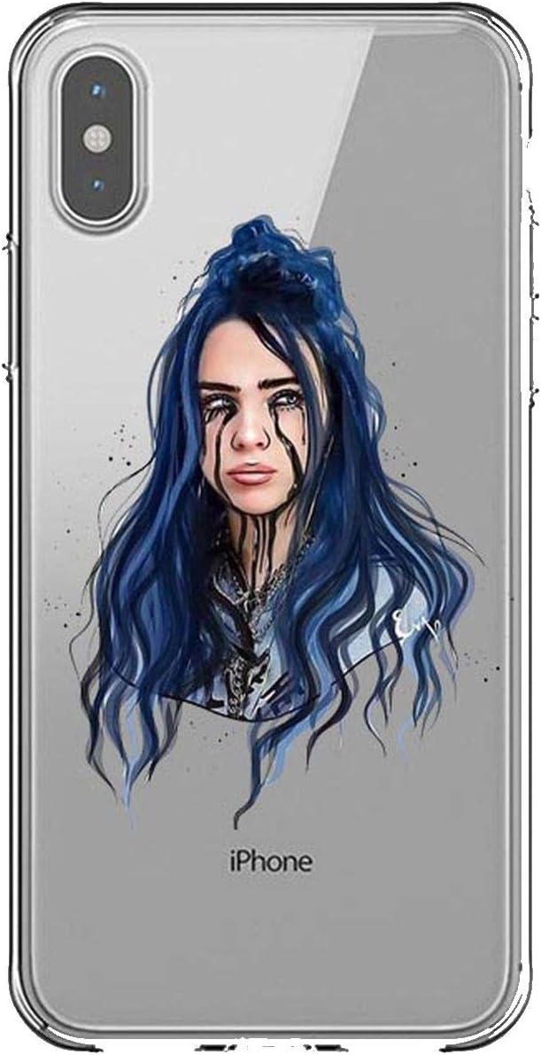 Billie eilish Silicone Phone Case for iPhone X 6 6sPlus 7 8 Plus XS MAX XR Back Cover,TPU16,for 6Plus 6SPlus