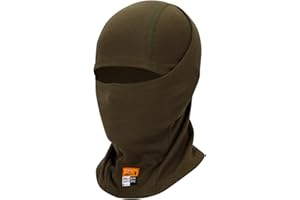 LANLFY Summer Cooling Motorcycle Balaclava Fire Resistant Full Face Mask Covering Mesh Helmet Liner Cycling, Running, Skiing