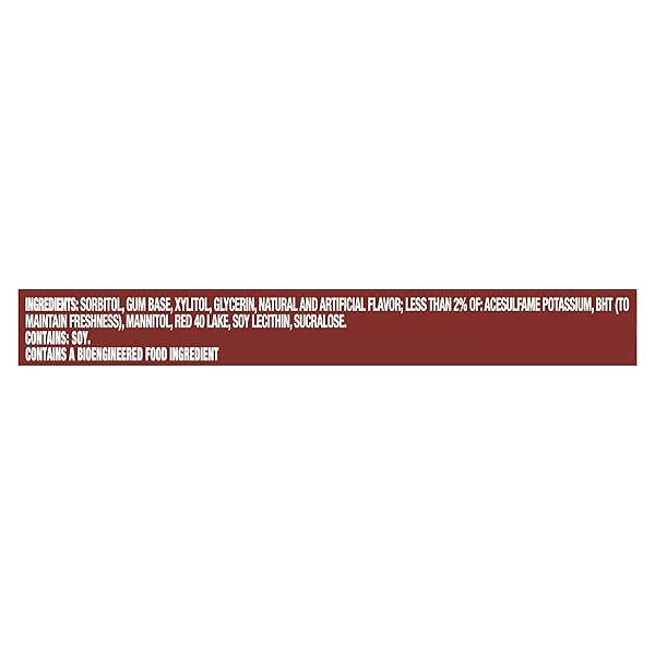 TRIDENT CINNAMON SUGAR-FREE CHEWING GUM, 12 PACKS OF 14 PIECES (168 TOTAL PIECES)
