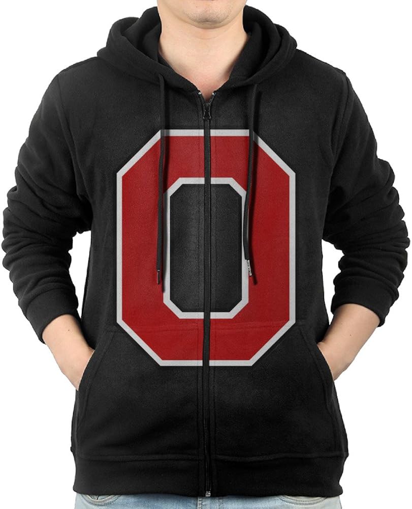 Jpeg Block O Men Zip Up Hoodie Jacket Kangaroo Pocket Fashion Hoodies Sweatshirts Fashion Ceim Cl